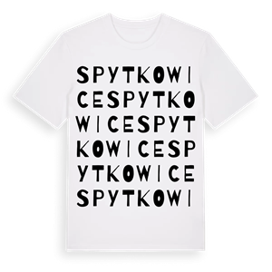 Spytkowice ordlek t-shirt – ekologisk bomull t-shirt från Pinshirt