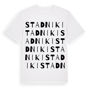 Stadniki ordlek t-shirt – ekologisk bomull t-shirt från Pinshirt