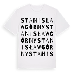 Stanisław Górny ordlek t-shirt – ekologisk bomull t-shirt från Pinshirt