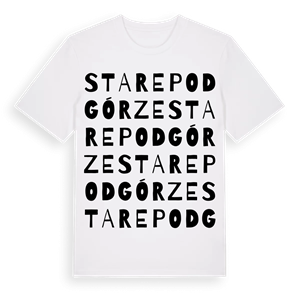 Stare Podgórze ordlek t-shirt – ekologisk bomull t-shirt från Pinshirt