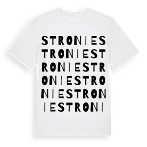 Stronie ordlek t-shirt – ekologisk bomull t-shirt från Pinshirt