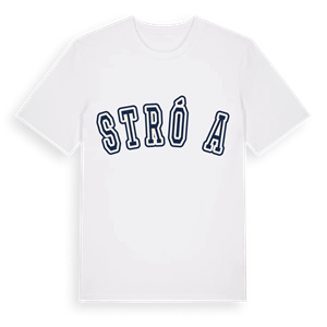 Stróża college t-shirt – ekologisk bomull t-shirt från Pinshirt