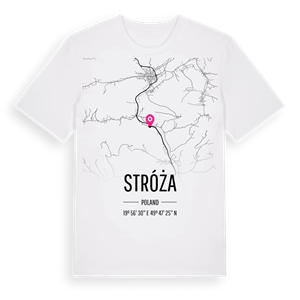 Stróża karta t-shirt – ekologisk bomull t-shirt från Pinshirt