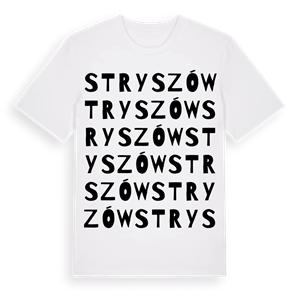 Stryszów ordlek t-shirt – ekologisk bomull t-shirt från Pinshirt