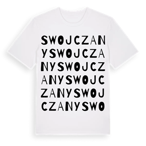 Swojczany ordlek t-shirt – ekologisk bomull t-shirt från Pinshirt