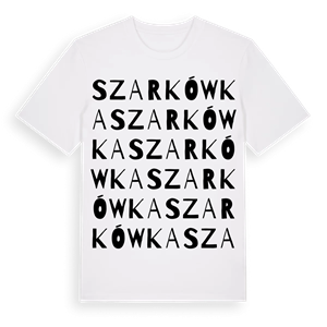 Szarkówka ordlek t-shirt – ekologisk bomull t-shirt från Pinshirt