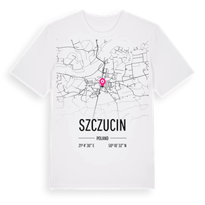 Szczucin karta t-shirt – ekologisk bomull t-shirt från Pinshirt
