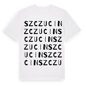 Szczucin ordlek t-shirt – ekologisk bomull t-shirt från Pinshirt