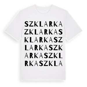 Szklarka ordlek t-shirt – ekologisk bomull t-shirt från Pinshirt