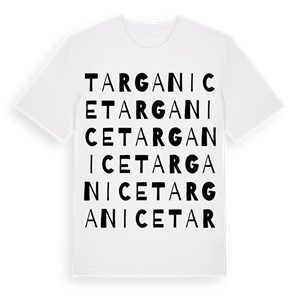 Targanice ordlek t-shirt – ekologisk bomull t-shirt från Pinshirt