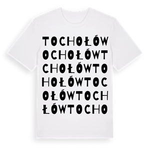 Tochołów ordlek t-shirt – ekologisk bomull t-shirt från Pinshirt