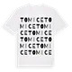 Tomice ordlek t-shirt
