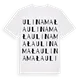Ulina Mała ordlek t-shirt