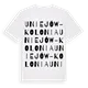 Uniejów-Kolonia ordlek t-shirt