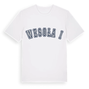Wesoła I college t-shirt – ekologisk bomull t-shirt från Pinshirt