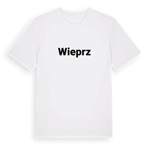 Wieprz fetstil t-shirt – ekologisk bomull t-shirt från Pinshirt