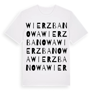 Wierzbanowa ordlek t-shirt – ekologisk bomull t-shirt från Pinshirt