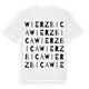 Wierzbica ordlek t-shirt