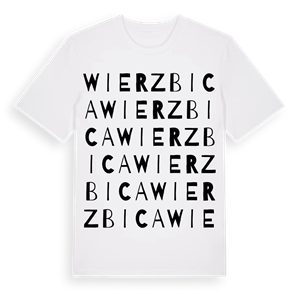 Wierzbica ordlek t-shirt – ekologisk bomull t-shirt från Pinshirt