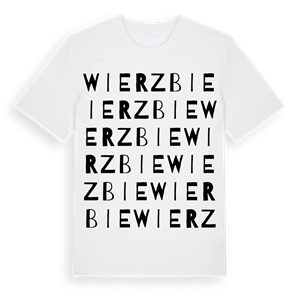 Wierzbie ordlek t-shirt – ekologisk bomull t-shirt från Pinshirt