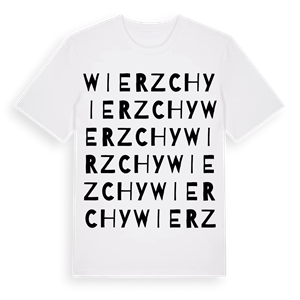 Wierzchy ordlek t-shirt – ekologisk bomull t-shirt från Pinshirt