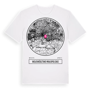województwo małopolskie t-shirt – ekologisk bomull t-shirt från Pinshirt