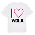 Jag älskar Wola t-shirt stort tryck
