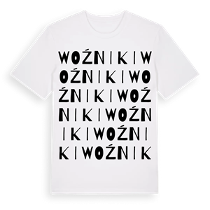 Woźniki ordlek t-shirt – ekologisk bomull t-shirt från Pinshirt
