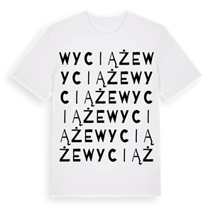Wyciąże ordlek t-shirt – ekologisk bomull t-shirt från Pinshirt