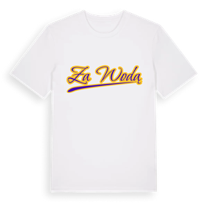 Za Wodą baseball t-shirt – ekologisk bomull t-shirt från Pinshirt