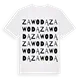 Za Wodą ordlek t-shirt