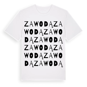 Za Wodą ordlek t-shirt – ekologisk bomull t-shirt från Pinshirt
