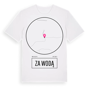 Za Wodą t-shirt – ekologisk bomull t-shirt från Pinshirt