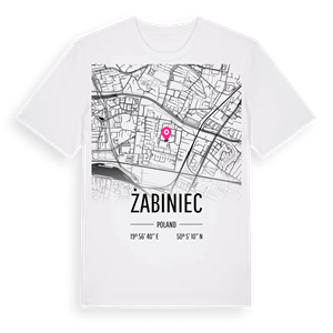Żabiniec karta t-shirt – ekologisk bomull t-shirt från Pinshirt