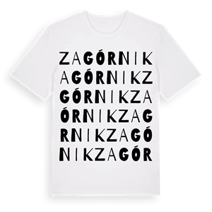 Zagórnik ordlek t-shirt – ekologisk bomull t-shirt från Pinshirt