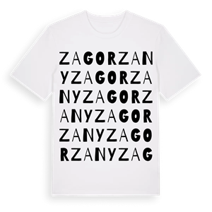 Zagorzany ordlek t-shirt – ekologisk bomull t-shirt från Pinshirt
