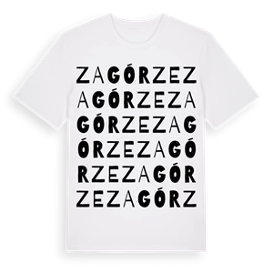 Zagórze ordlek t-shirt – ekologisk bomull t-shirt från Pinshirt