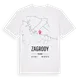 Zagrody karta t-shirt