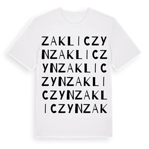 Zakliczyn ordlek t-shirt – ekologisk bomull t-shirt från Pinshirt