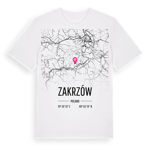 Zakrzów karta t-shirt – ekologisk bomull t-shirt från Pinshirt
