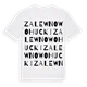 Zalew Nowohucki ordlek t-shirt