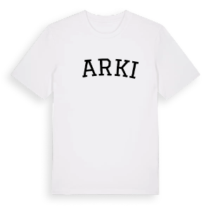 Żarki böjd t-shirt – ekologisk bomull t-shirt från Pinshirt