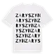 Zaryszyn ordlek t-shirt