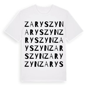 Zaryszyn ordlek t-shirt – ekologisk bomull t-shirt från Pinshirt