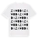 Zawoda ordlek t-shirt