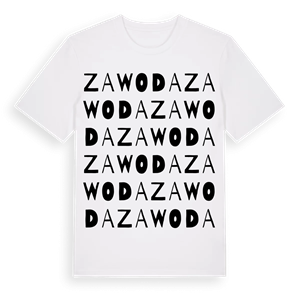 Zawoda ordlek t-shirt – ekologisk bomull t-shirt från Pinshirt