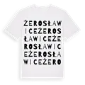 Żerosławice ordlek t-shirt