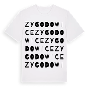 Zygodowice ordlek t-shirt – ekologisk bomull t-shirt från Pinshirt