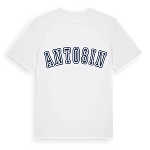 Antosin college t-shirt – ekologisk bomull t-shirt från Pinshirt