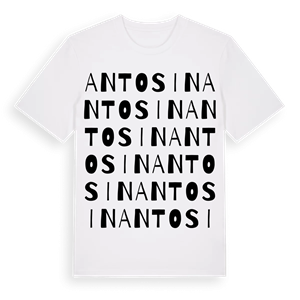 Antosin ordlek t-shirt – ekologisk bomull t-shirt från Pinshirt